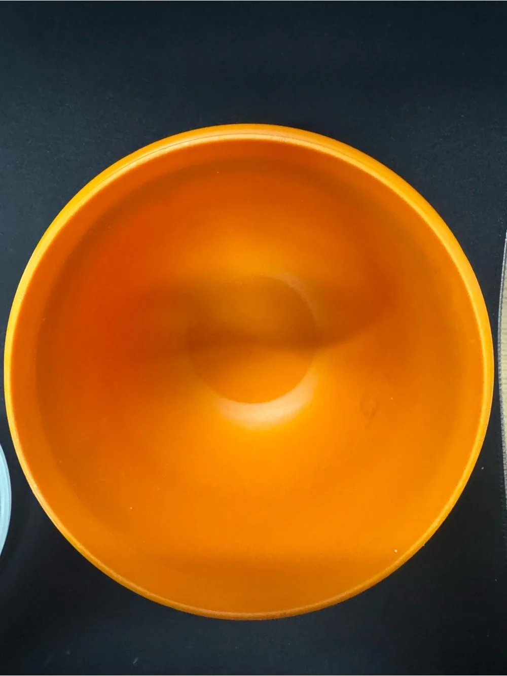 Tupperware Vintage Orange Container with Lid - Home Kitchen